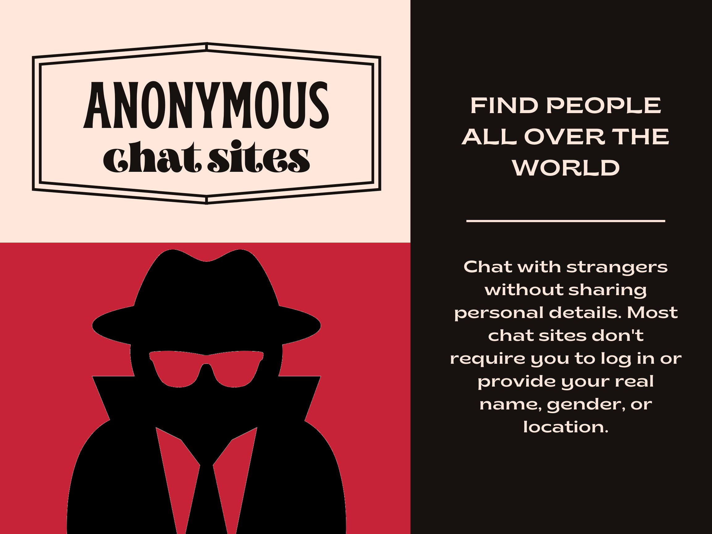 Anonymous chat online Talk with